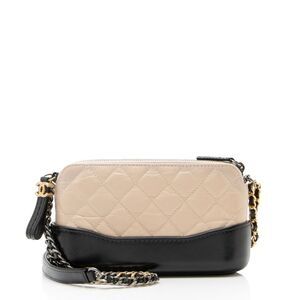 Chanel Aged Calfskin Gabrielle Clutch Crossbody